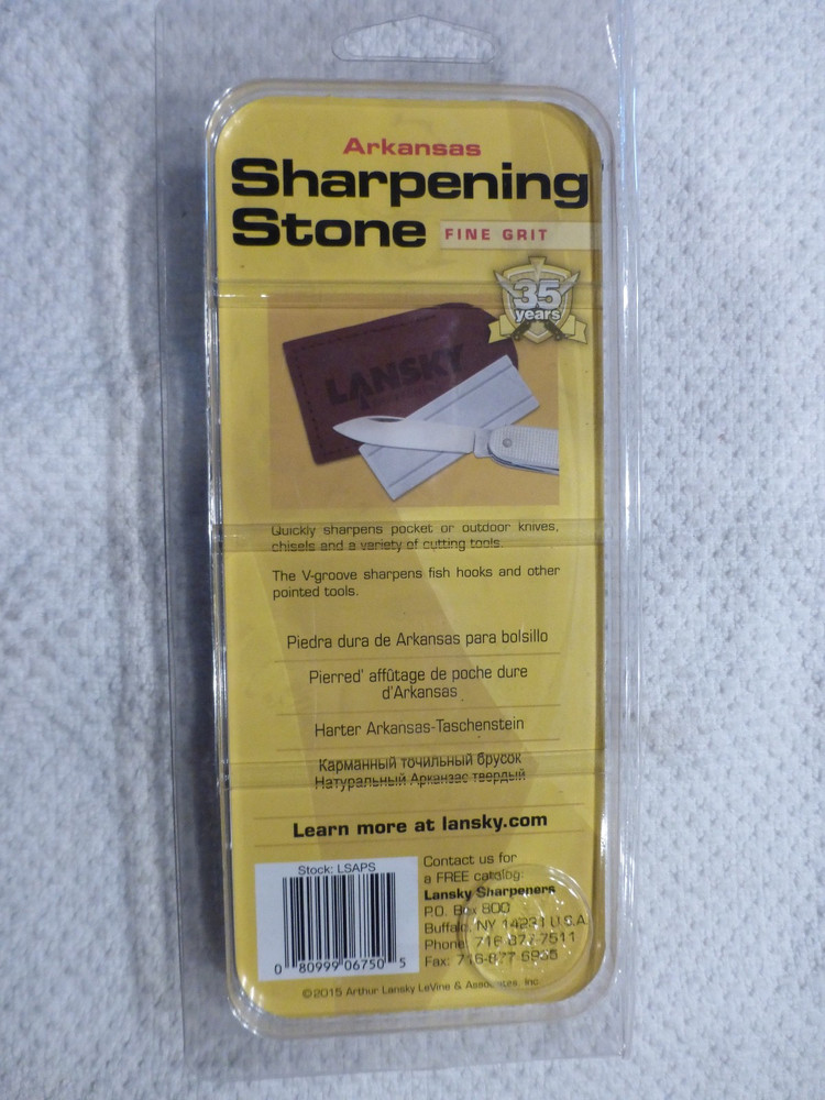 Lansky Sharpening Stone, Fine Grit, Model LSAPS