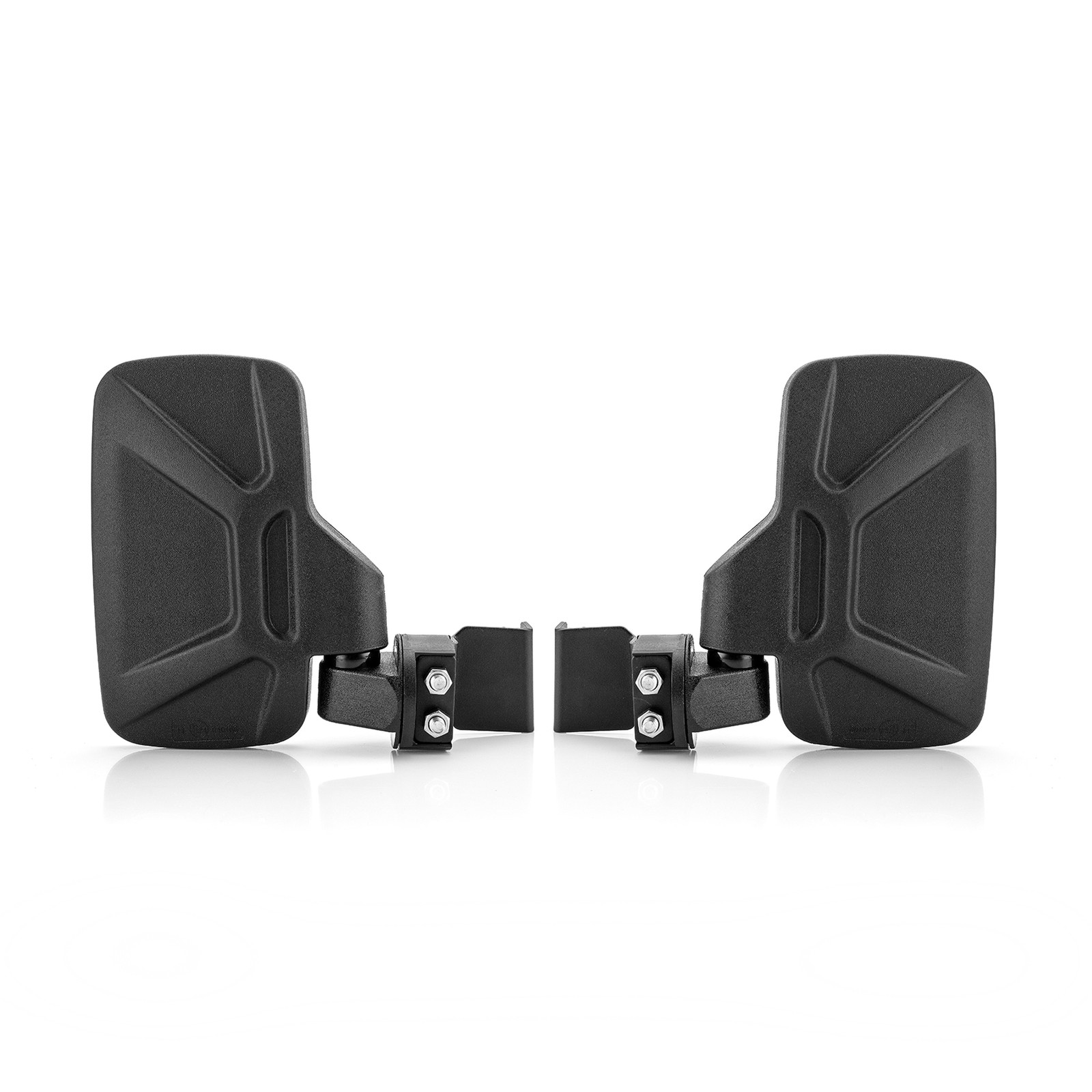 WEISEN Rear Side View Mirror Set Lock & Ride Cab For Polaris Ranger 500/SP 570