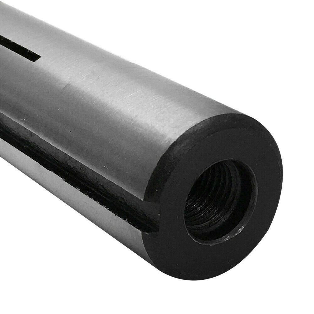 Precision 1/4" R8 Round Collet Drawbar Thread 7/16"- 20 Hardened And Ground