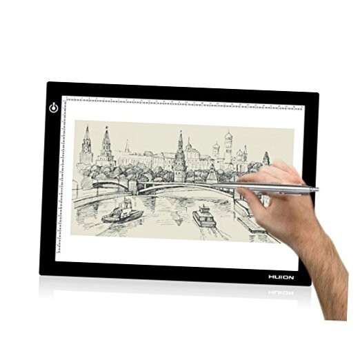 L4S LED Light Box A4 Ultra-Thin USB Powered Adjustable Light Pad for Tracing