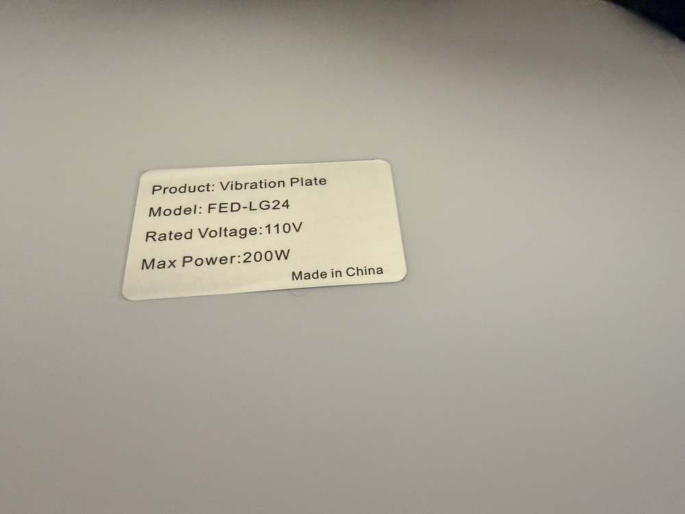 Vibration Plate Model: FED-LG24