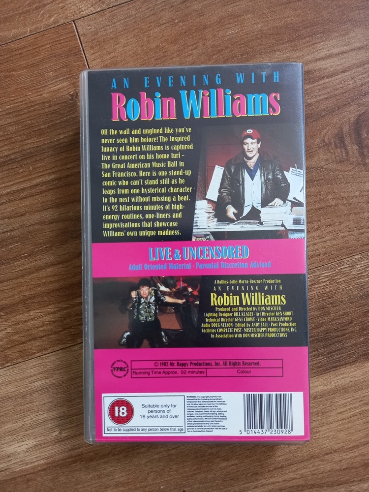 Robin Williams - An Evening With Robin Williams (VHS)