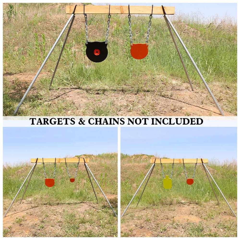 AR500 Target Stand Kit - 2x4 Mounting Bracket with Target Hanging Hook