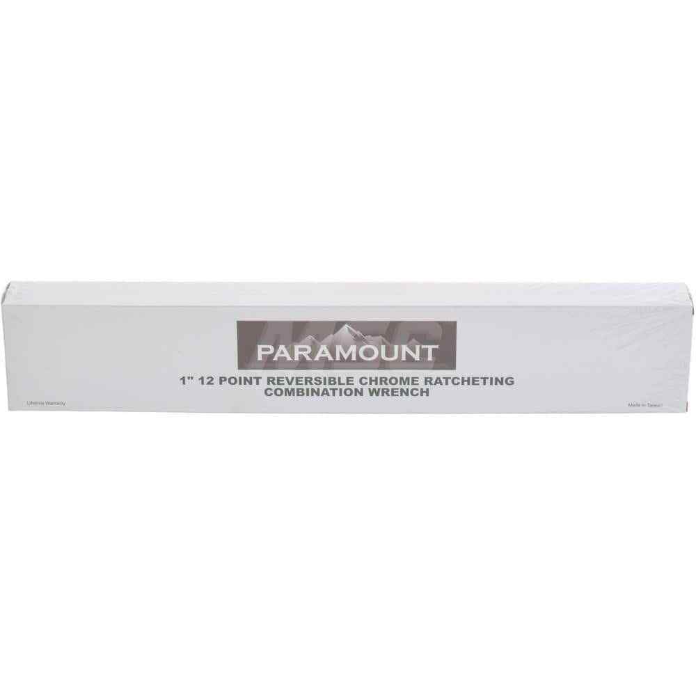 Paramount 1" Offset Combination Wrench, Polished Chrome Vanadium Steel