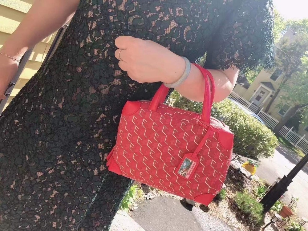 Estee Lauder Makeup Handbag Bag Red