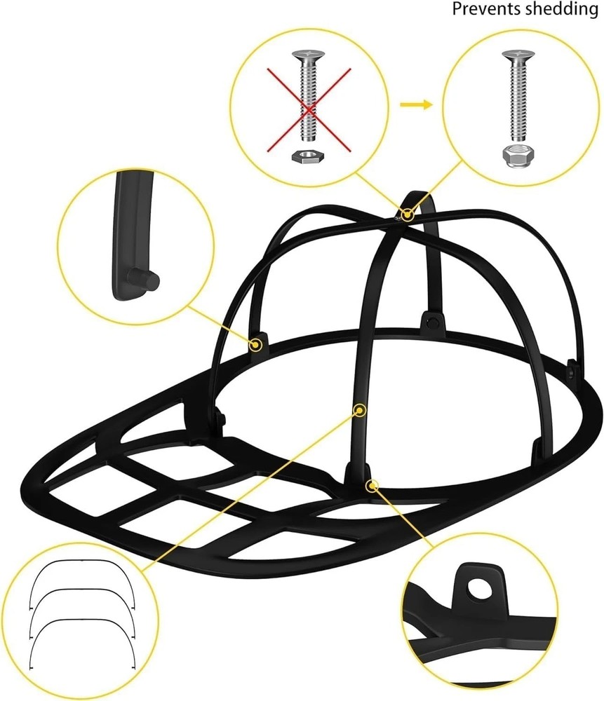 Hat Washer for Baseball Caps Sturdy Cleaning Protector with Frame Cage Laundry
