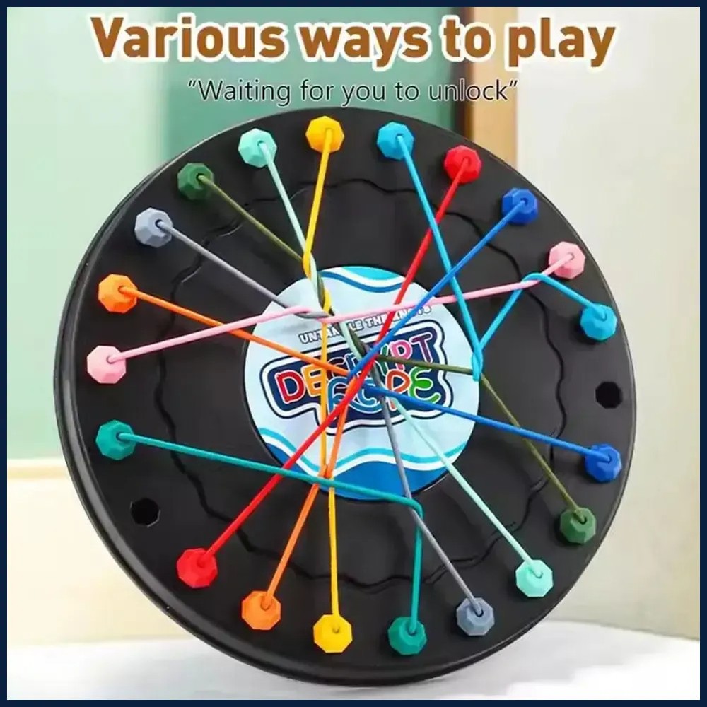 Rope Untying Puzzle Game Kids Educational Logic Thinking Training Toy