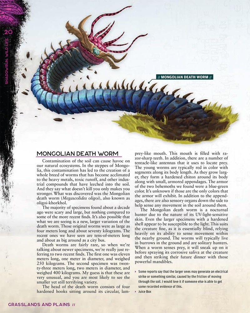 Shadowrun Wild Life: Core Critter Book