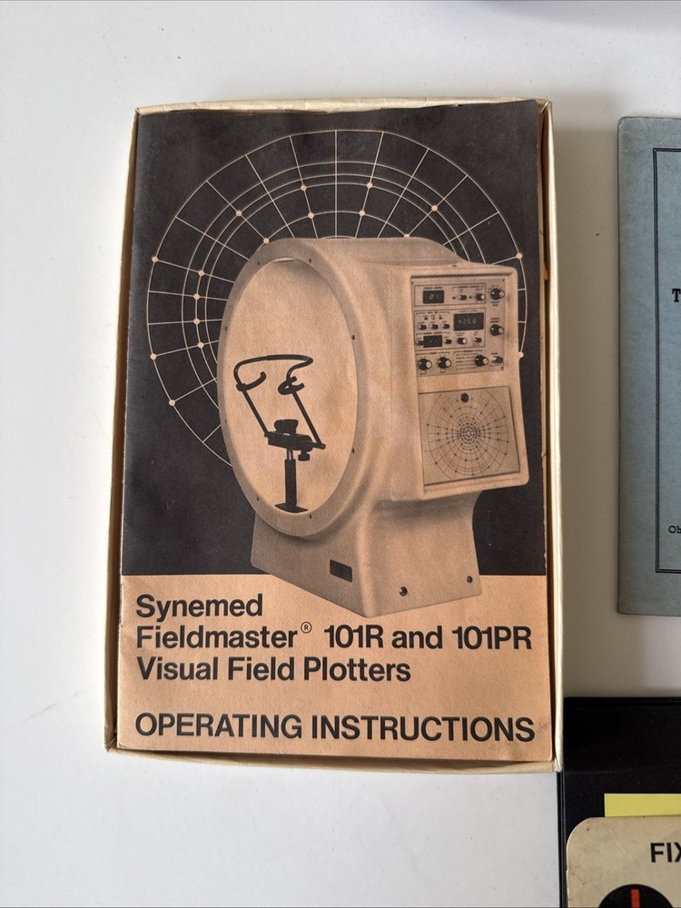VTG Optometry Guidebook & Paper Visual Field Plotters Synemed Fieldmaster