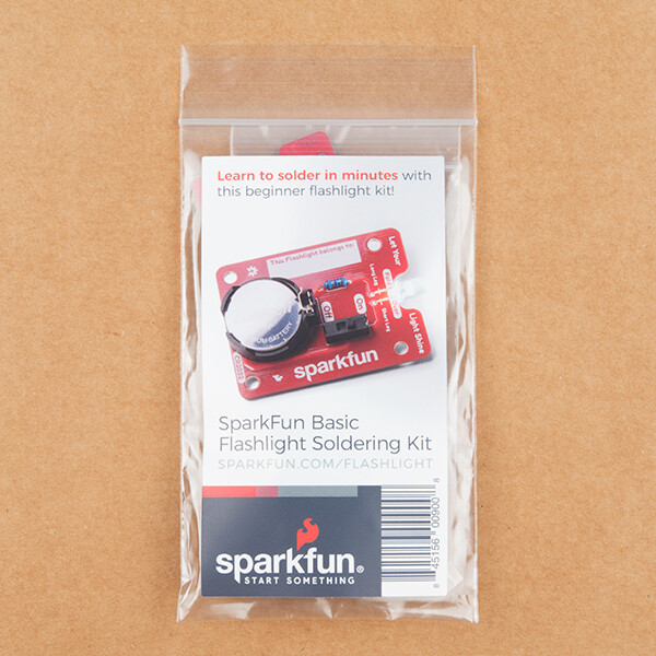 [ SparkFun KIT-14877 ] Basic Flashlight Soldering Kit