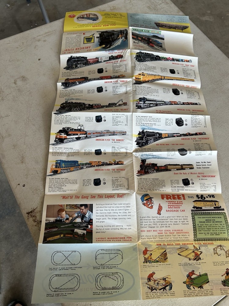 Vintage 1959 American Flyer Train Catalog