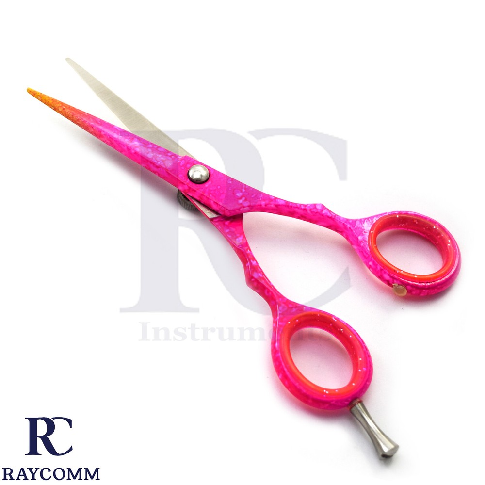 Hairdressing Razor Cutting Scissors Finger Rest Ring Sharp Blade Scissors CE
