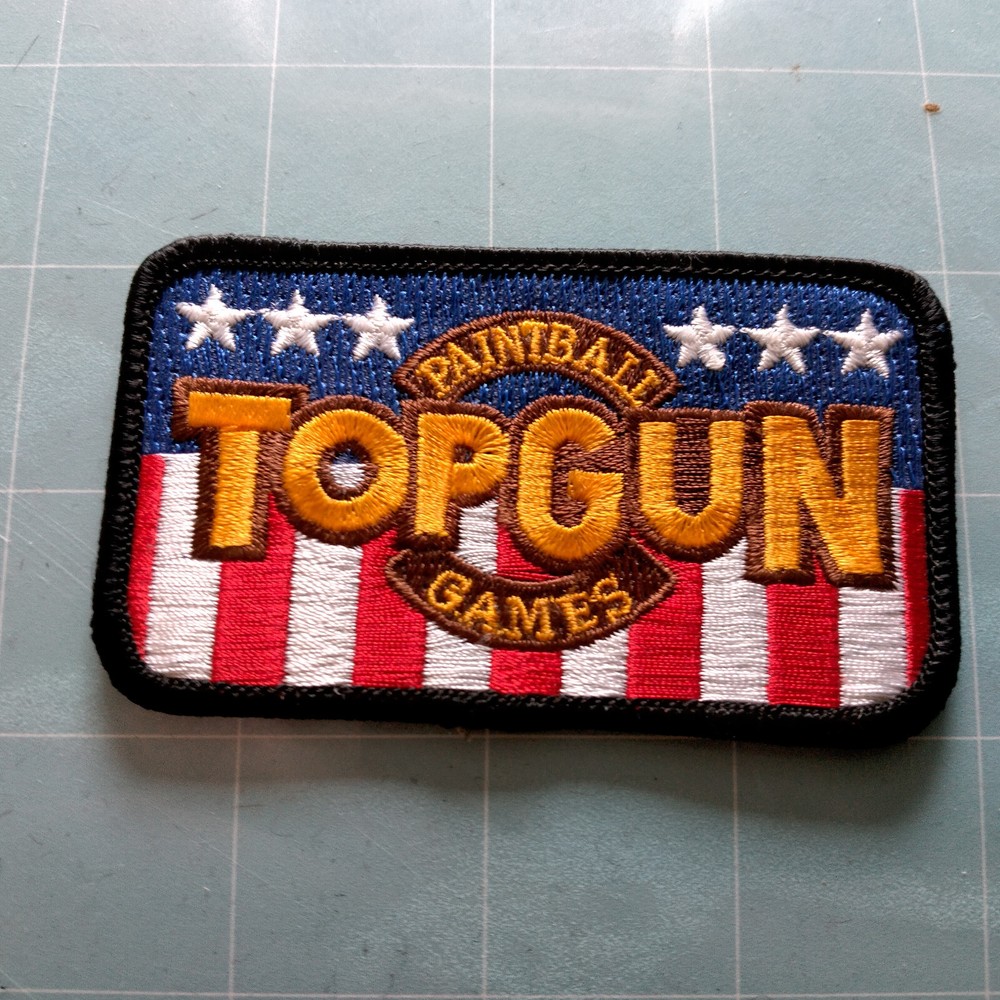 Topgun Paintball Games Patch size 3.5x2