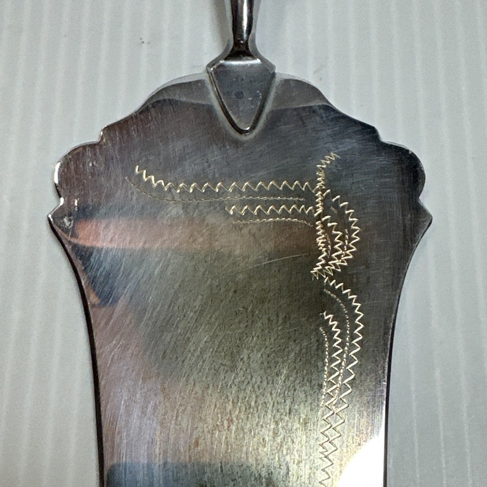 Vtg Bakelite Handle Cake /pie Server Multi Color Handle German Art Deco