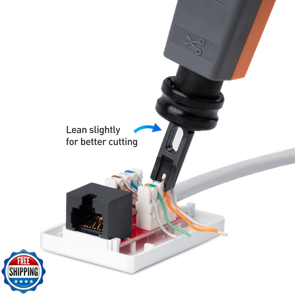 Cable Matters 110 Punch Down Tool with 110 Blade, Ethernet PunchDown Tool, Ke