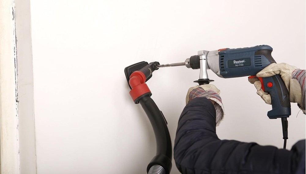 Easy-Use Universal Dust Collector for 5/8 Inch Drill - Efficient and Compact