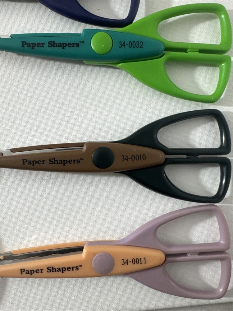 13 PROVO CRAFT PAPER SHAPERS DECOR SCISSORS NUMBERED