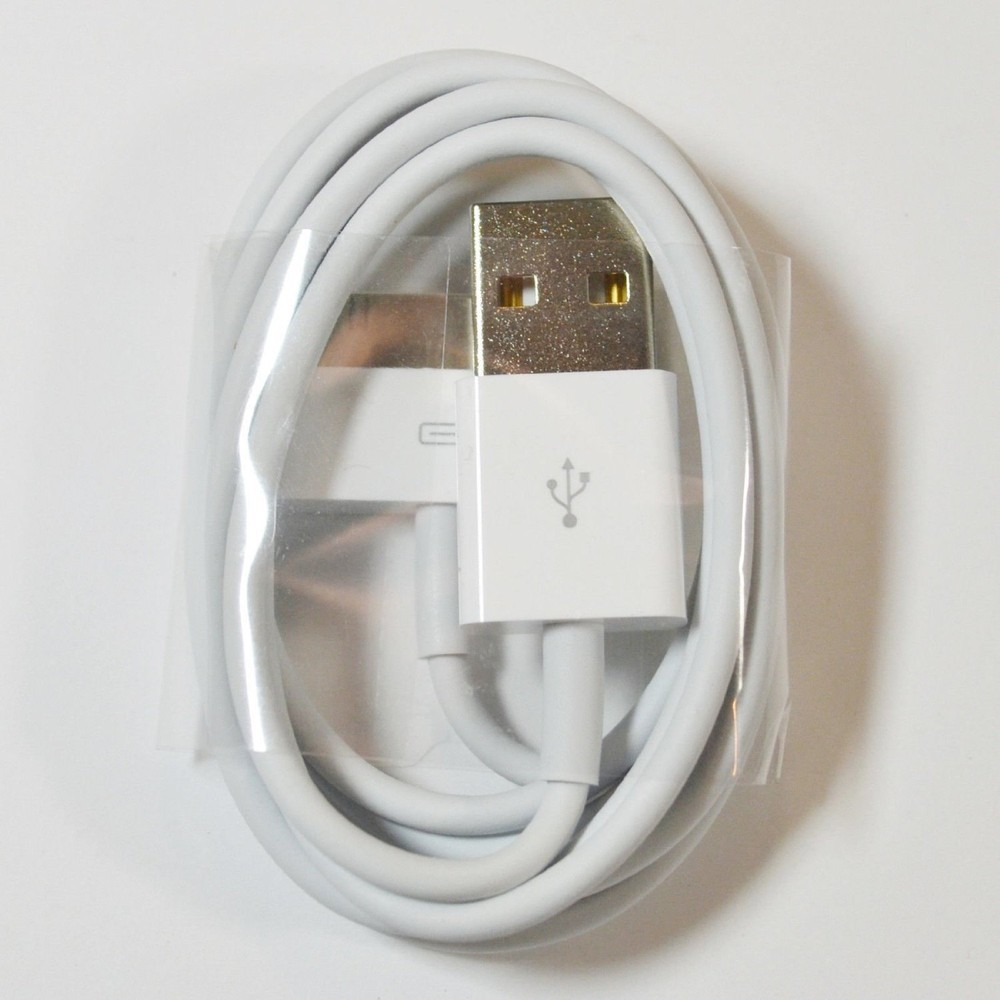 OEM Authentic Original 30Pin USB Data Sync Cable Charger Apple iPad 1 2 3 - New