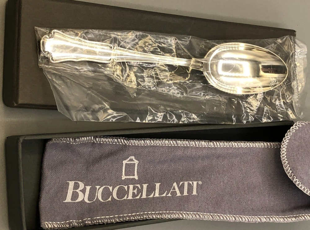 Savoy by Buccellati Silverplate Flatware individual Teaspoon 6", New