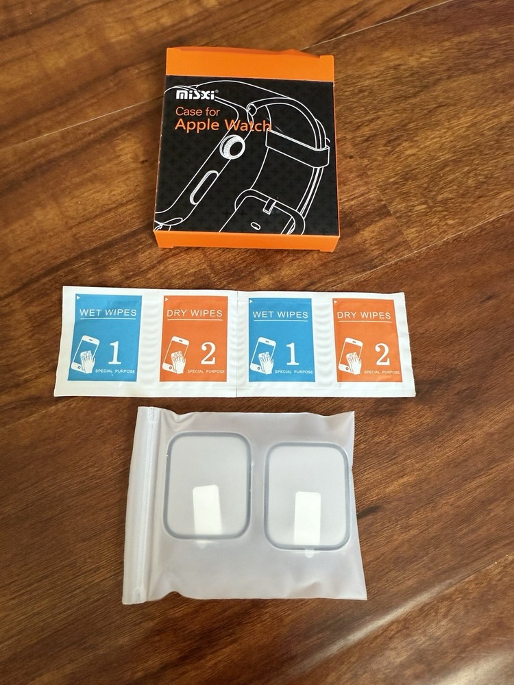 Miixi Case for Apple Watch – 2 Pack Screen Protector Covers – NEW