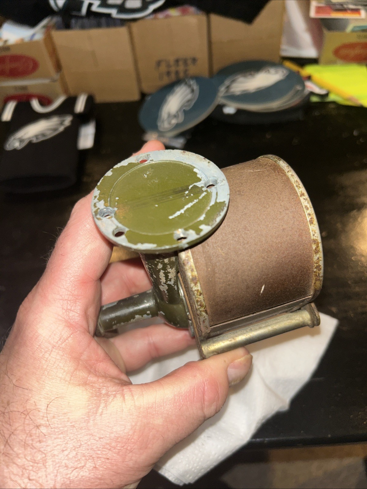 Vintage Boston Self Feeder #4 Pencil Sharpener Rare