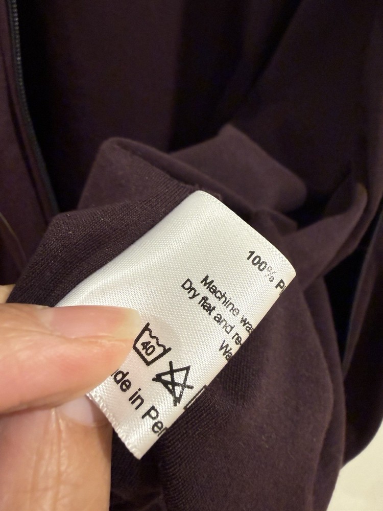 Eskandar sloped shoulder zip-front jacket One size