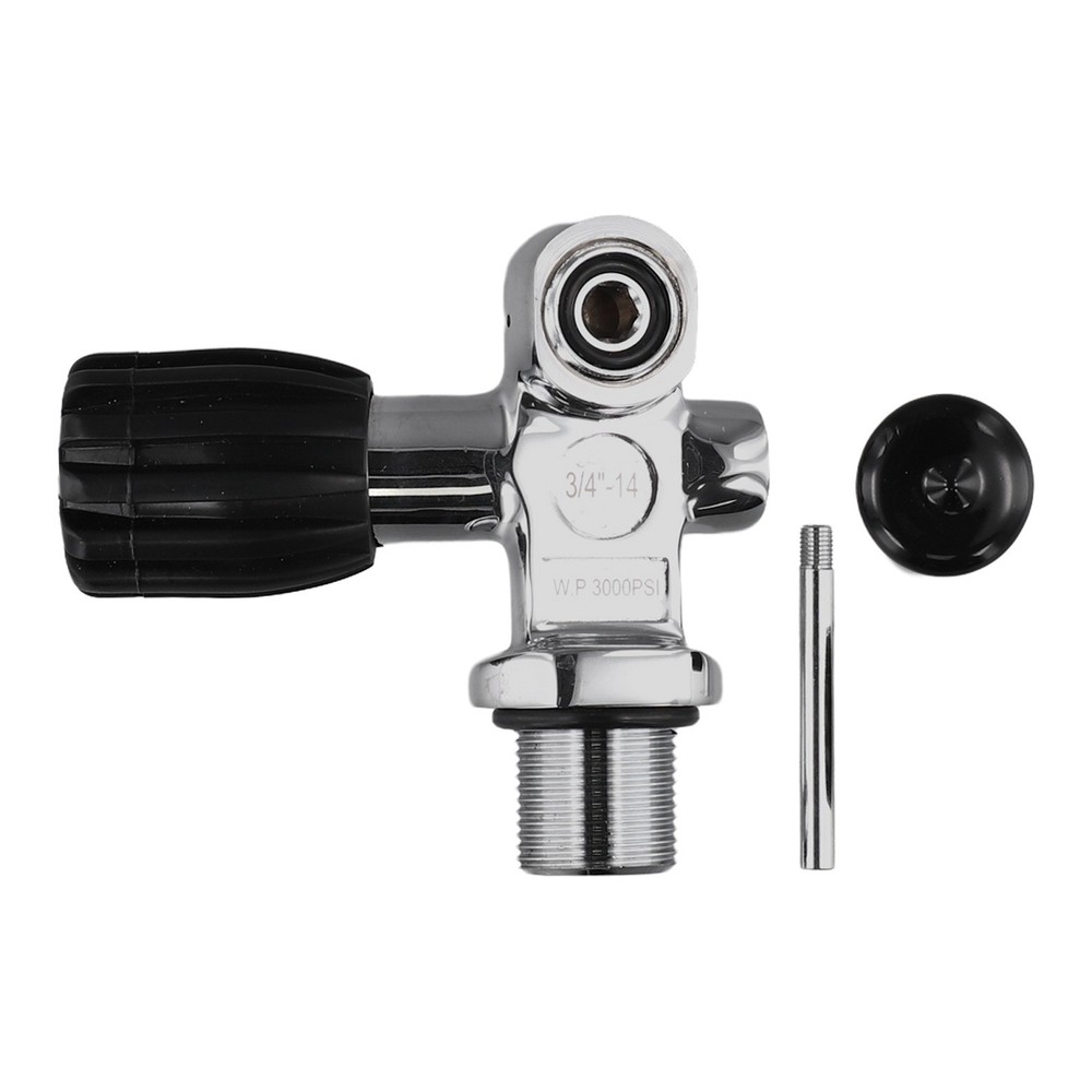 Diving Valve for High Pressure Tanks with Explosion Proof Capabilities