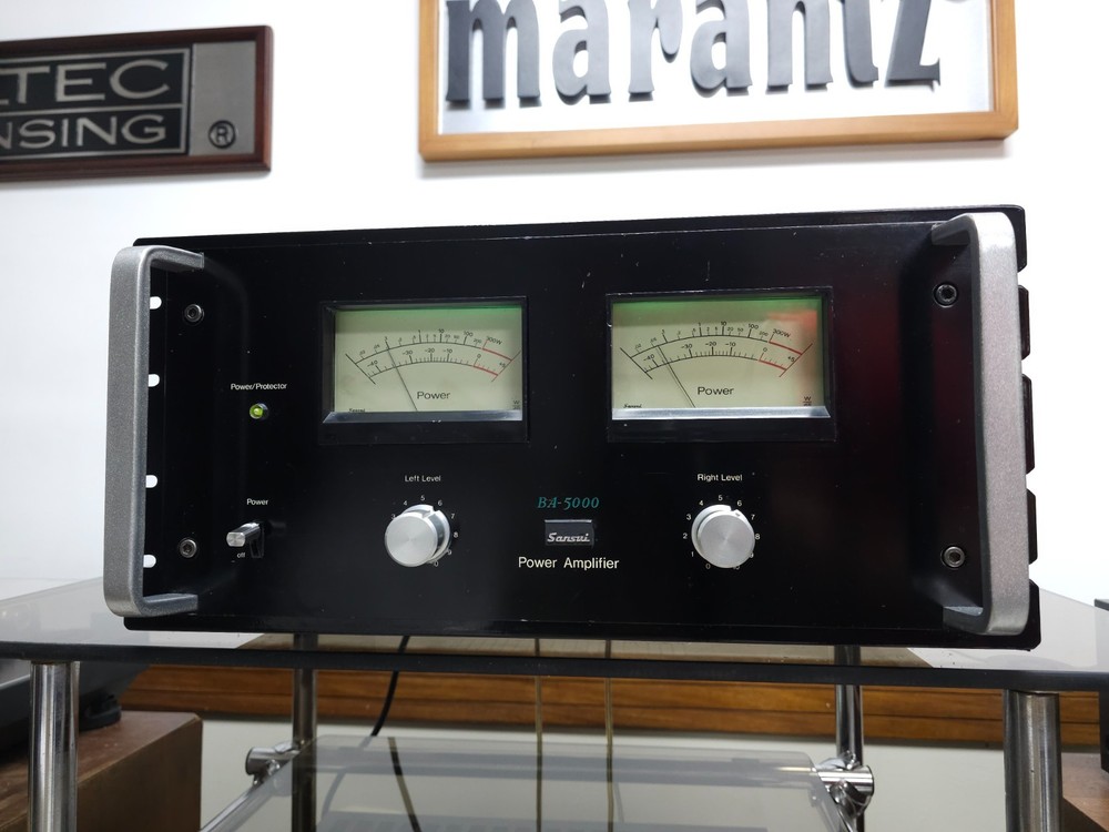 Sansui BA-5000 Stereo Power Amplifier Serviced Operational