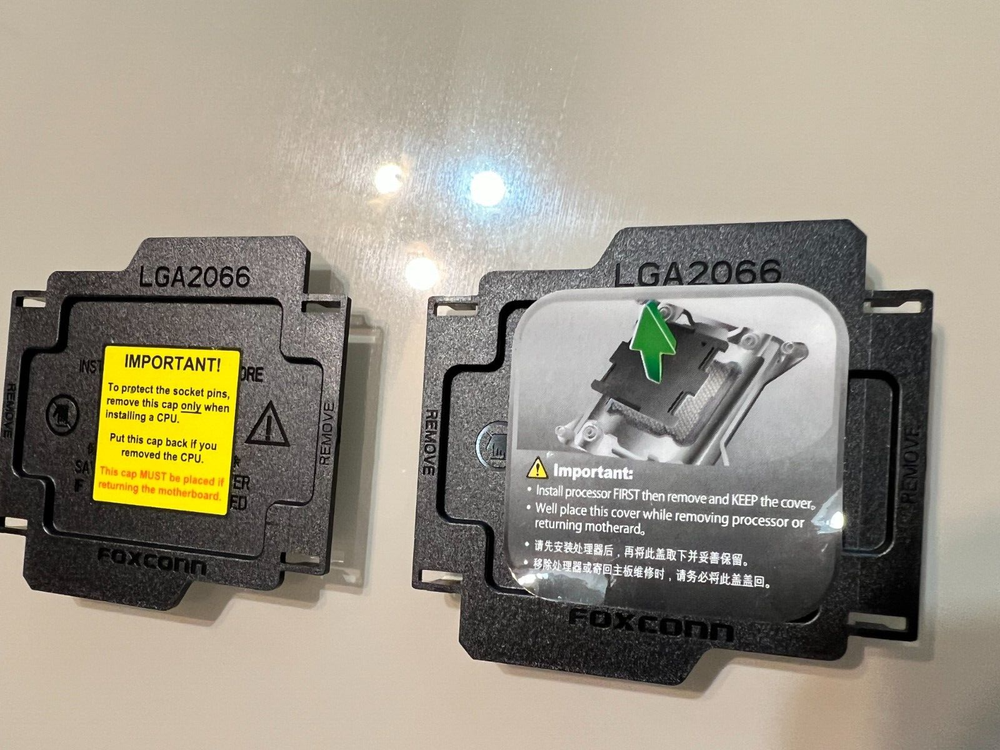 1X LGA2066 CPU SOCKET COVER ,ORIGINAL