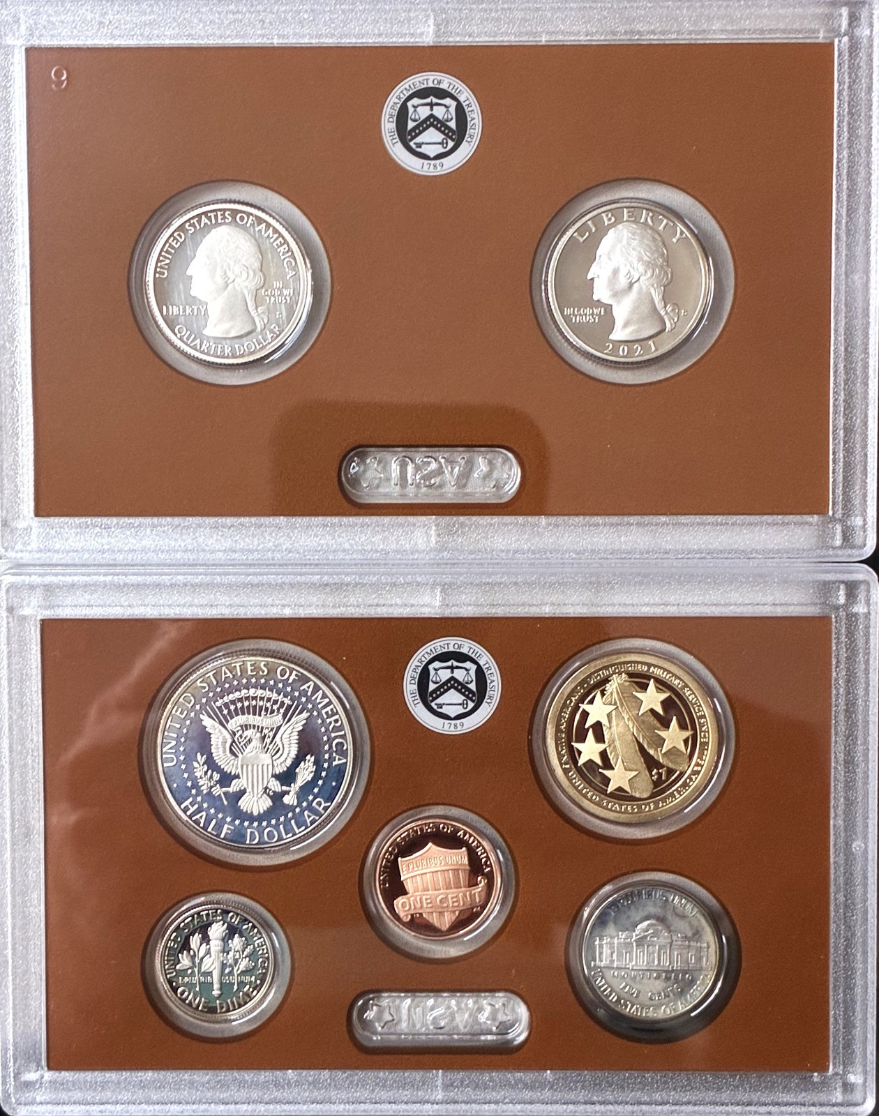 2021 Proof and Uncirculated 2 Annual US Mint Coin Sets PDS 21 Coins