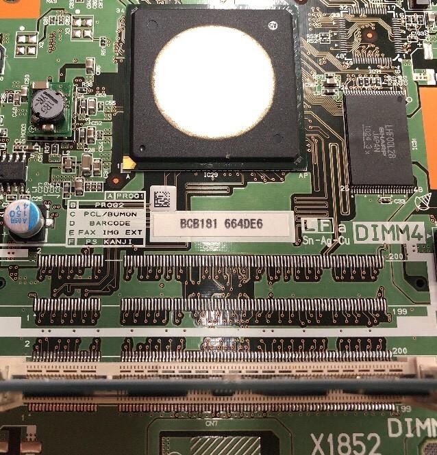 Sharp MX-5000N Main Controller MFPC PWB TYPE-KR REV1.2 X1852 BCB181 664DE6