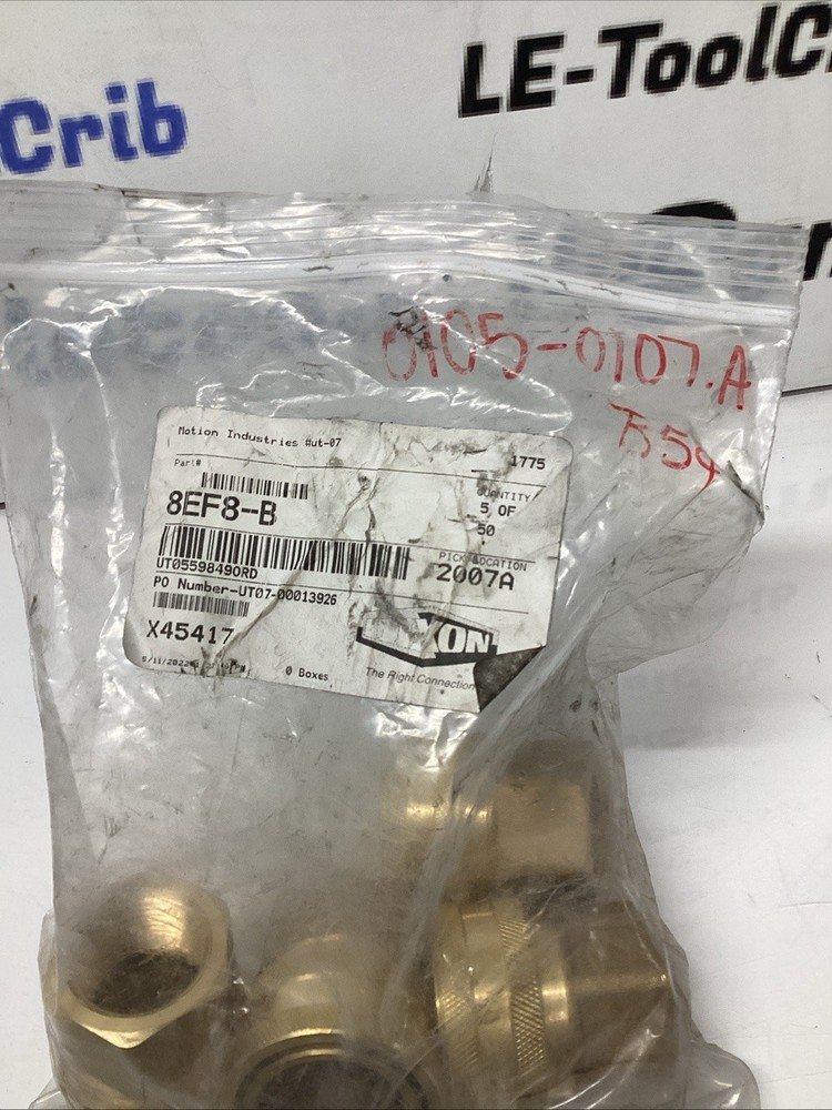Dixon 8EF8-B Through Interchange Female Coupler P-057