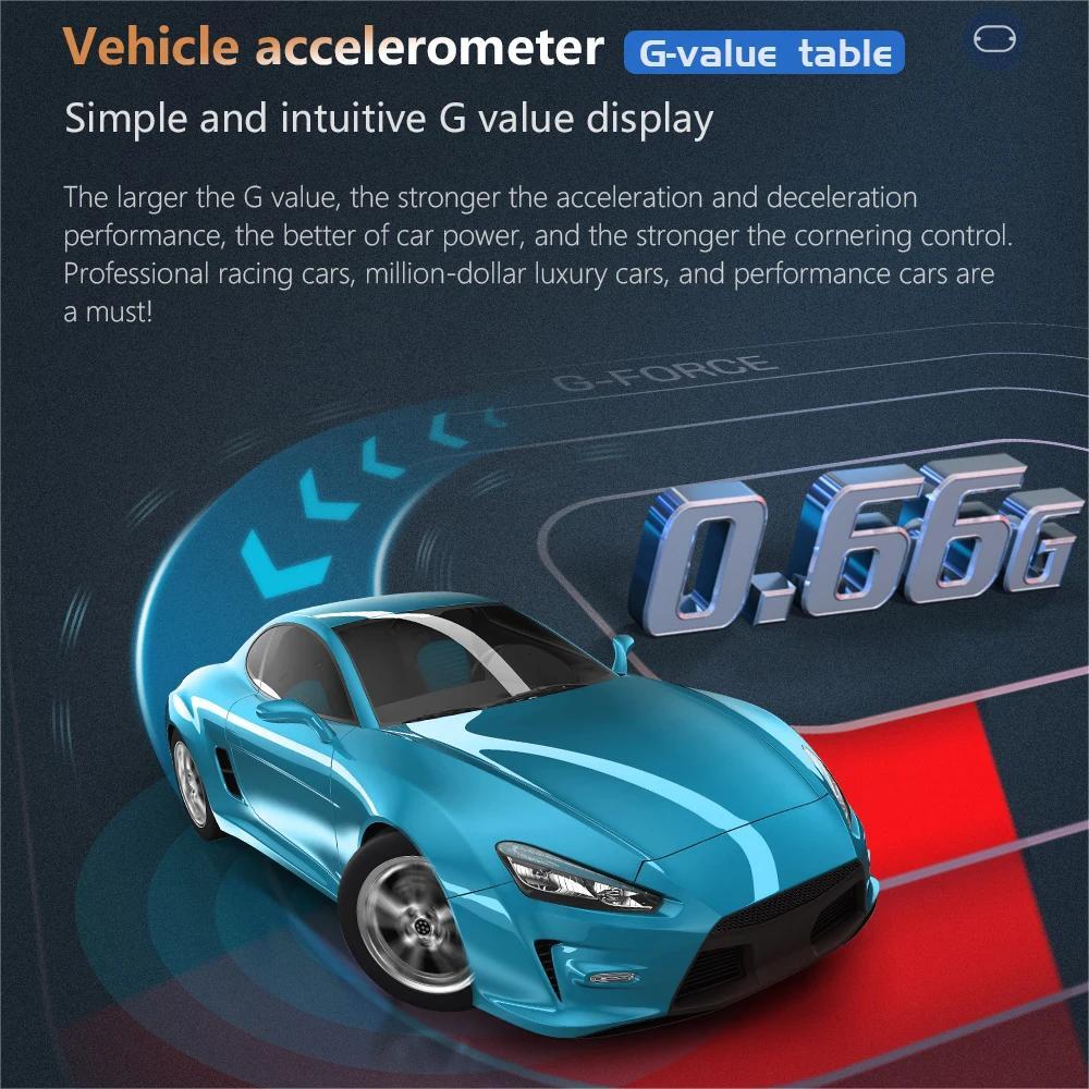 ANCEL P3 Head Up Display Auto GPS Speedometer Multi-function OBD LCD Instrument