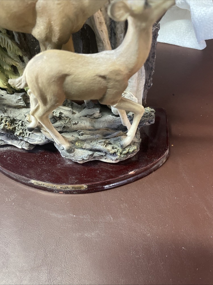 Golden Vale Collections Deer Clock