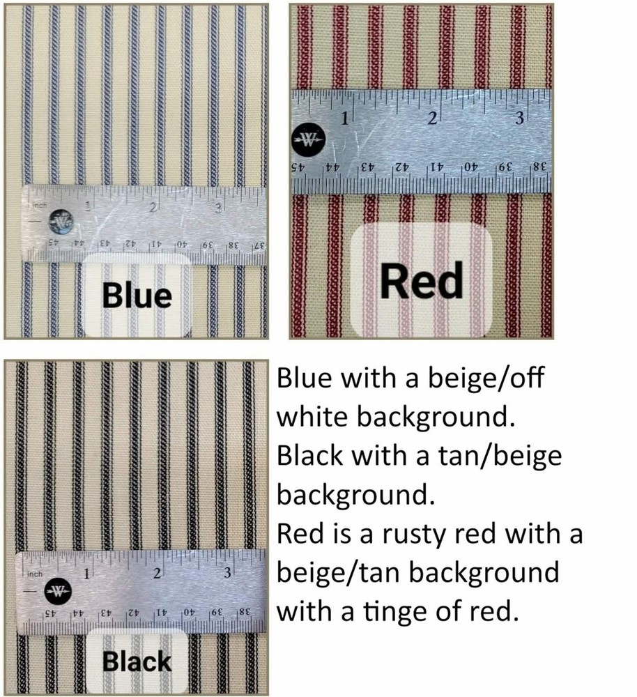 Ticking Stripe Table Runner (3 Colors Available)