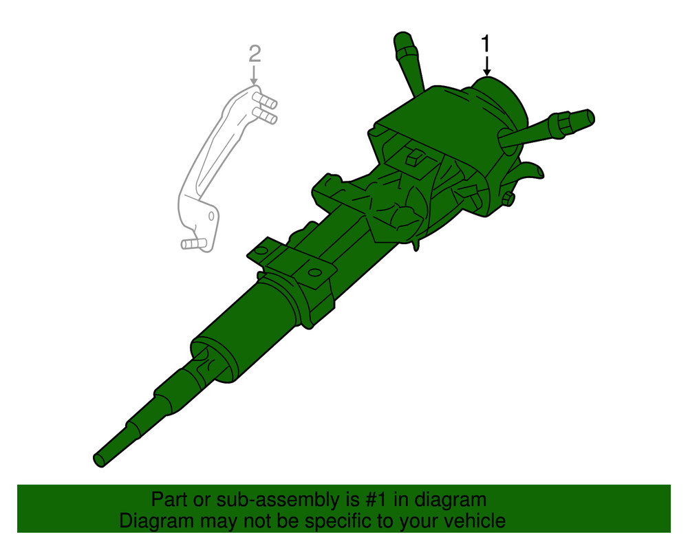 Genuine GM Steering Column 15948882