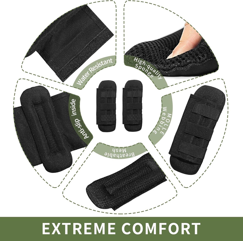 2 Pack Shoulder Strap Pad, Tactical Backpack Shoulder Pads for Sling Bag Strap,