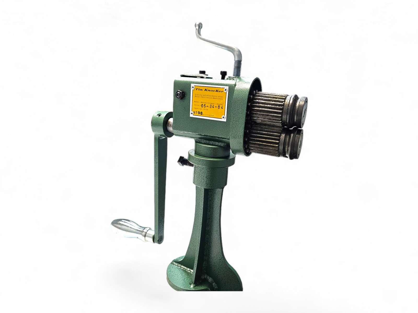 TK MANUAL CRIMPER BEADER W/PEDESTAL 24 GA CAPACITY