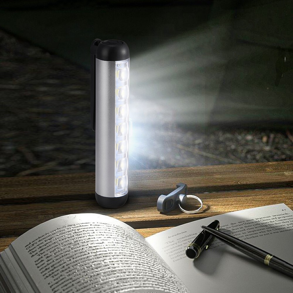 Rechargeable COB LED Flashlight Work Light Magnetic Super Bright Torch Penlight
