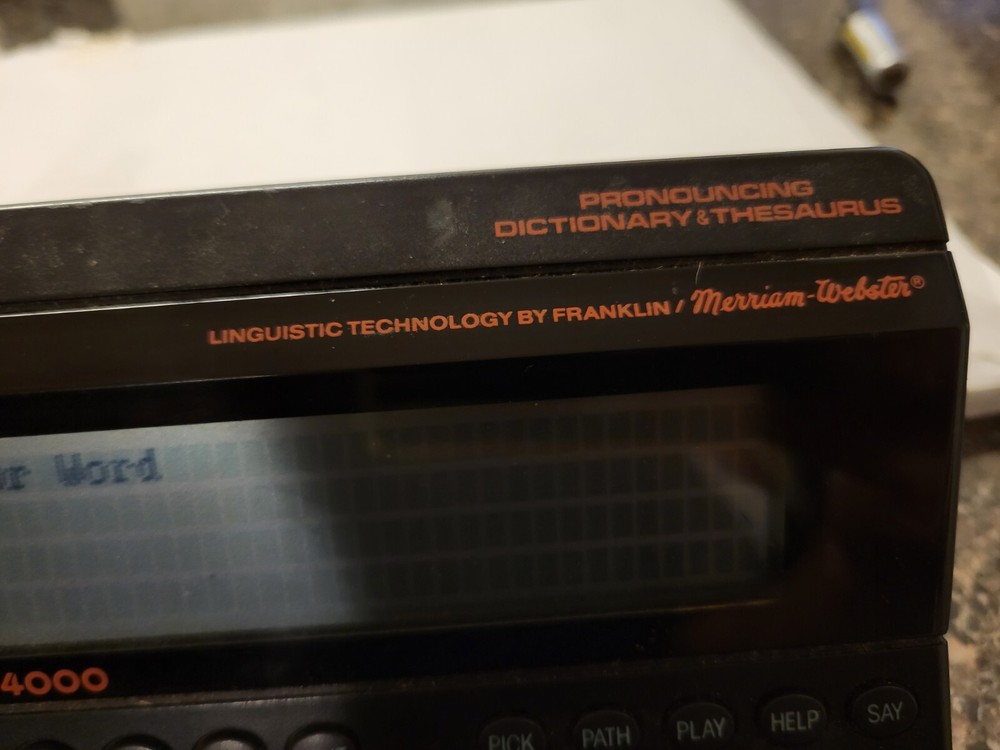 Franklin Computer Language Master Lm4000