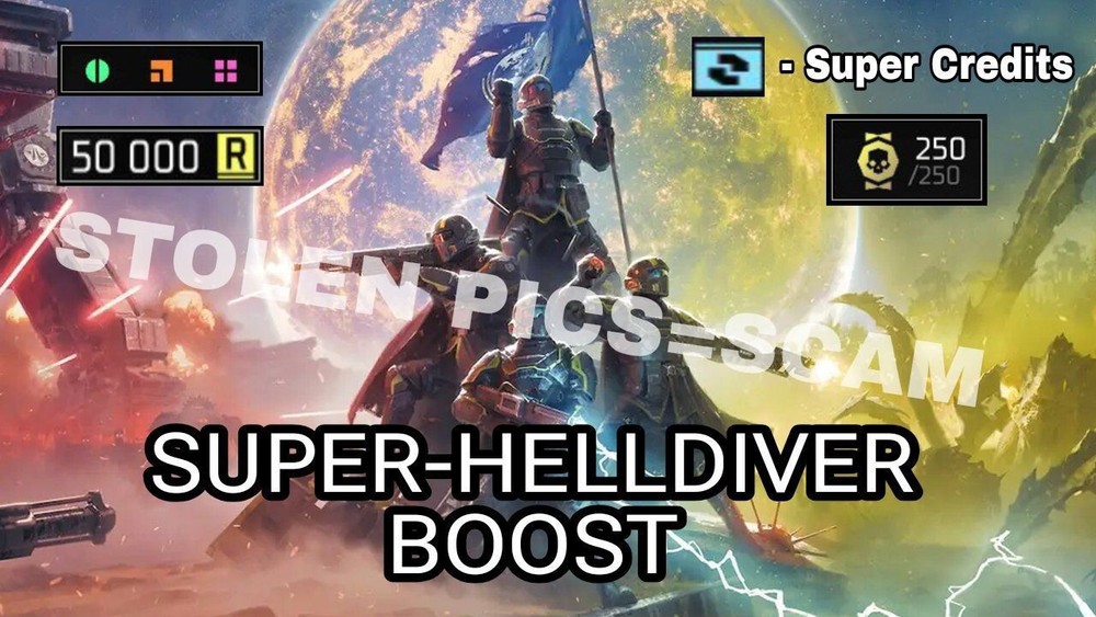 HELLDIVERS 2 - Farm Fast |SuperCredits💎|Medals🥇|Samples🟩🟧🟪 | XP |No Login❗