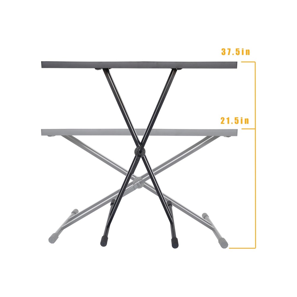 Portable DJ Table Stand DJ Controller Stand DJ Desk DJ Booth Adjustable Heigh...