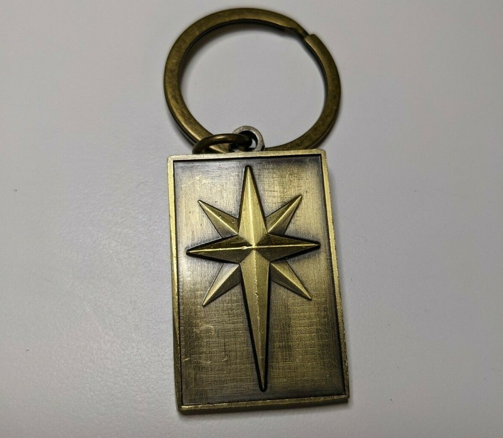 BattleTech Daggerstar Exclusive Reward, Metal, Rectangular, Gold Tone, Keychain