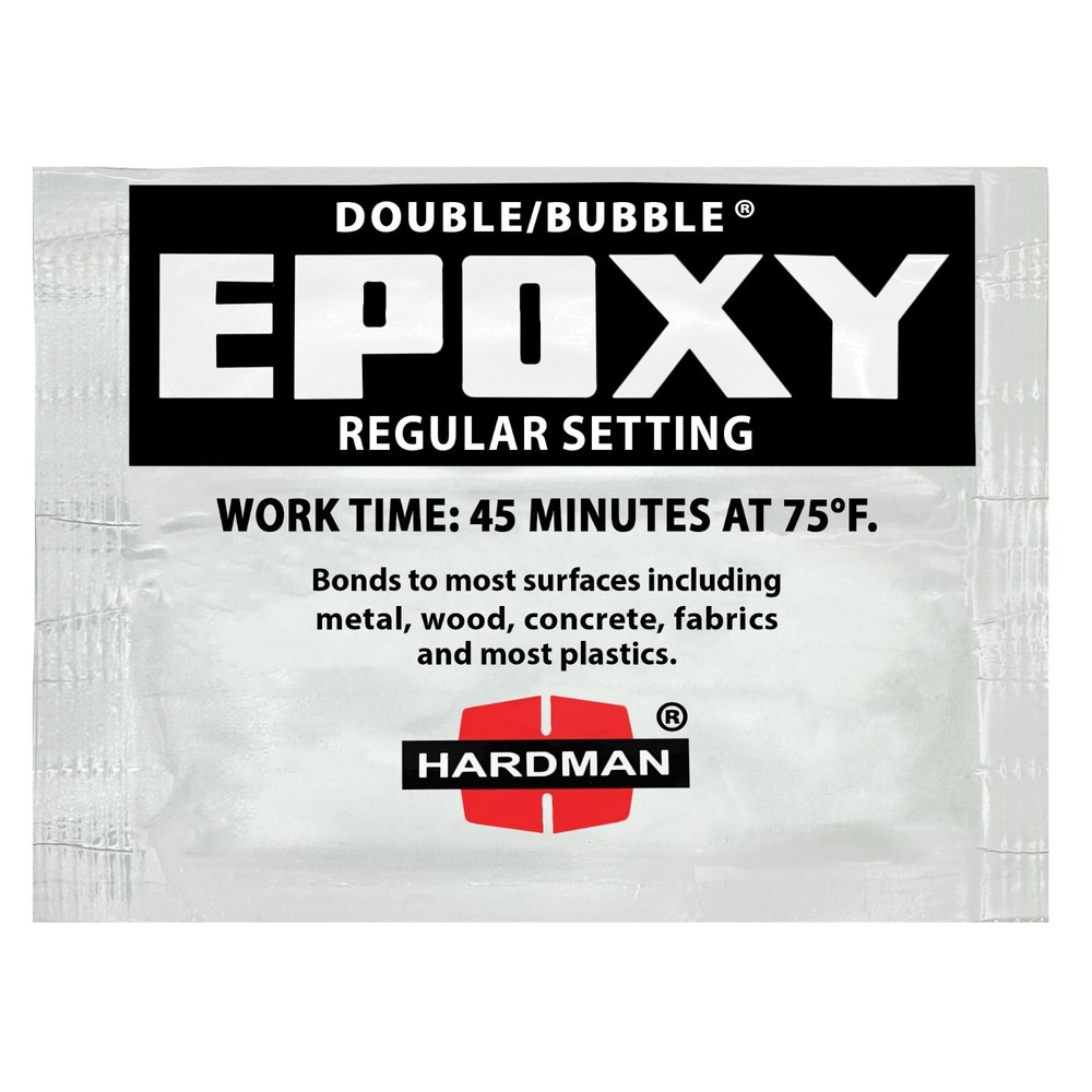 Hardman Double Bubble Black Regular Setting Epoxy - 04006 (5 pack)