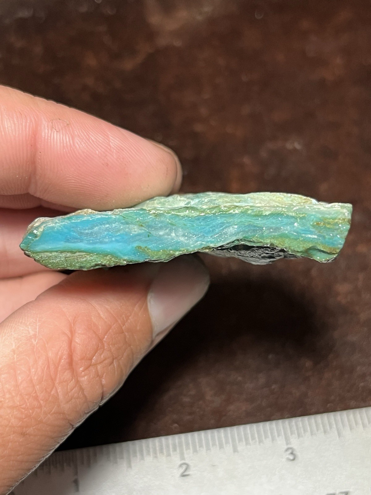 Bagdad Mine Gem Silica Chrysocolla 42 High Grade Old Stock Rough Arizona