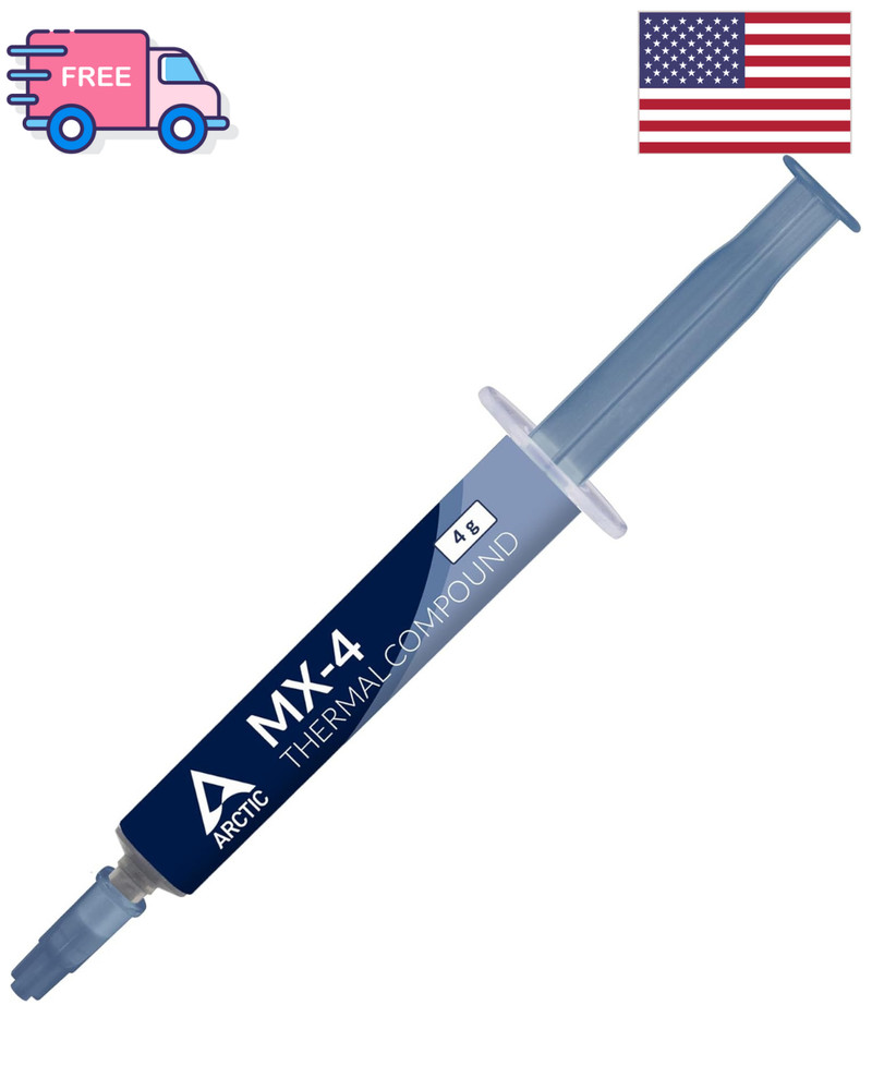 MX-4 (4g) Premium Thermal Paste for CPU & GPU, High Conductivity, Long Life