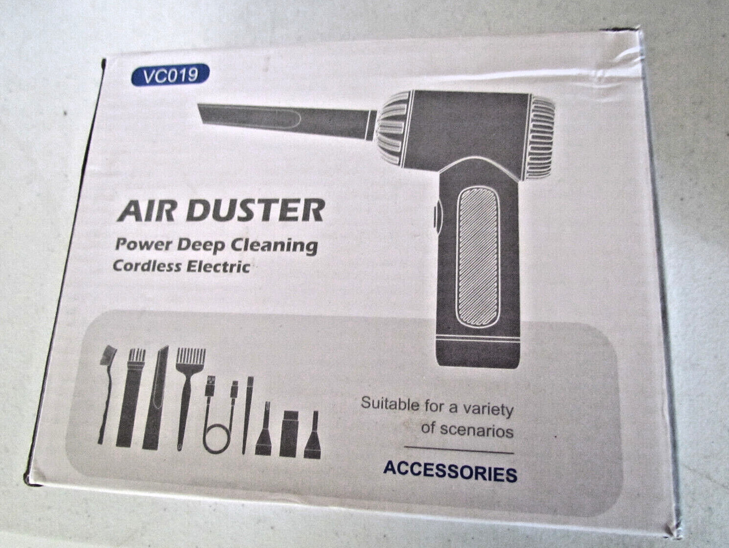 Compressed Air Duster 3 Gear Adjustable Electric for - Car SUV PC - VC019