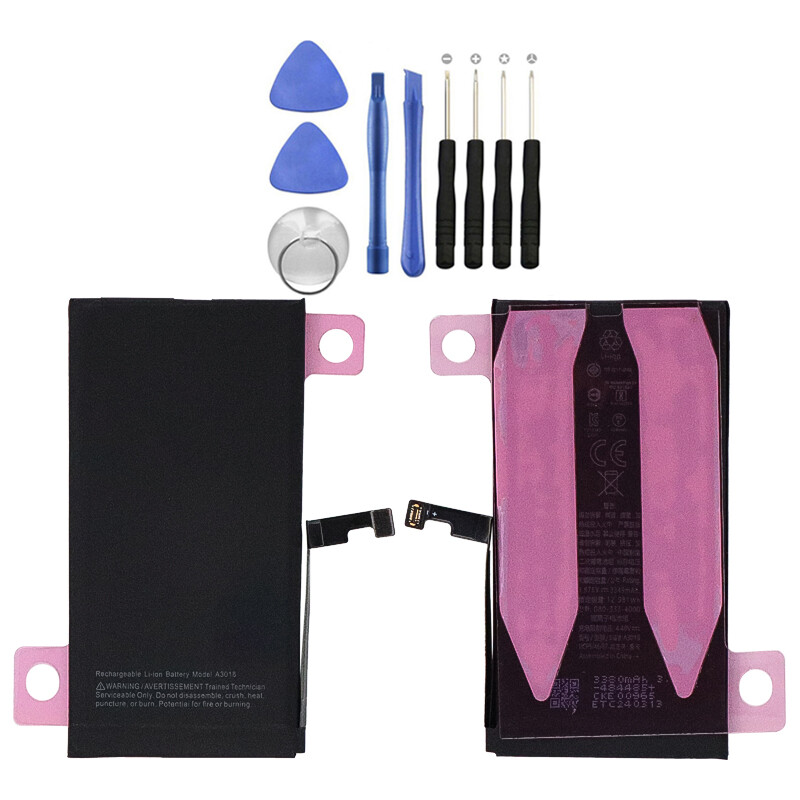 Premium Replacement Battery For iPhone 15 Plus Pro Max with Adhesive+Tools