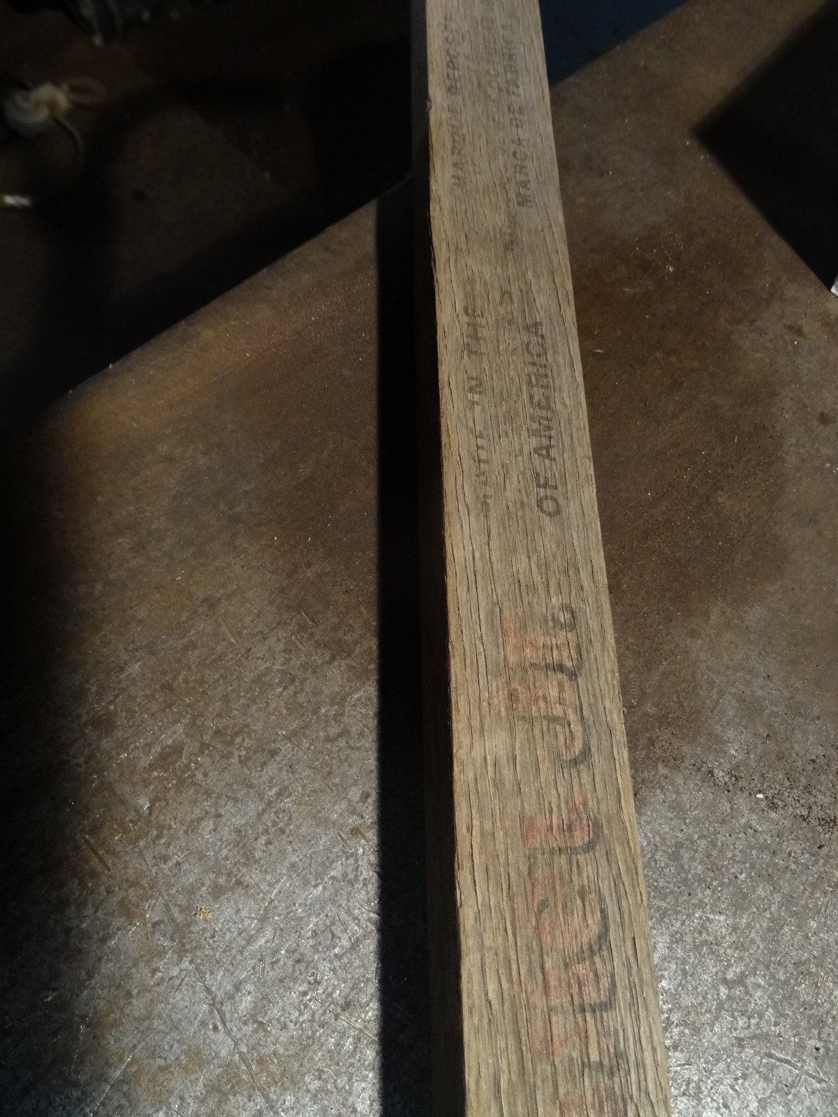 Planet Jr curved wooden handle for wheel hoe replacement part