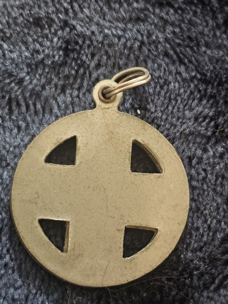 WWll Era Land Air Sea USA Sterling Silver Pendant